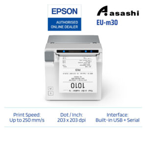 5bd0b22315c1b93cea6ed3933d034637.jpeg Epson EU-m30 Kiosk POS Receipt Printer (White/Black)