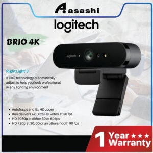 Logitech BRIO 4K Ultra HD Webcam (960-001105)