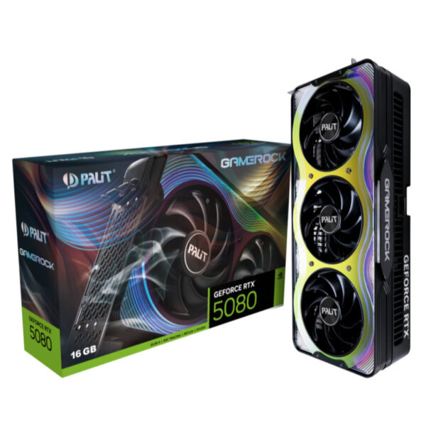 PALIT GeForce RTX 5080 GameRock 16GB GDDR7 Graphic Card
