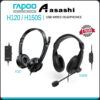 Rapoo H120 USB Wired Stereo Headset with Mic / Rapoo H150S Stereo Wired Headphones with Microphone Noise-Reduction