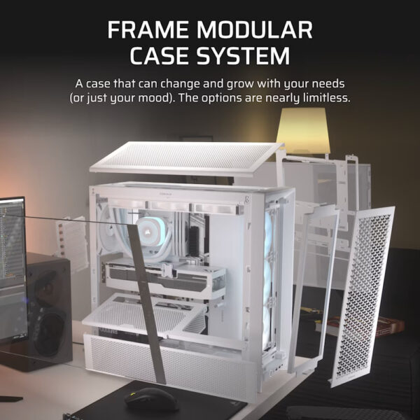 7b3b7f642615388264f521a6b74755ce.jpeg CORSAIR FRAME 4000D RS ARGB Modular Mid-Tower PC Case / Non RGB