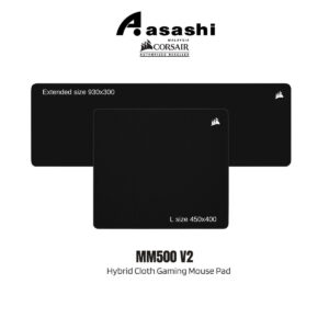 9a08523307a9e8fb6bbf3ec6283d9b8c.jpeg CORSAIR MM500 v2 Hybrid Cloth Gaming Mouse Pad - L (CH-941B161-WW) EXT (CH-941B141-WW)
