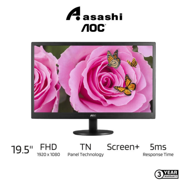 AOC E2070SWHN 19.5" TN FHD Monitor