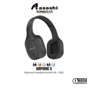 add21c4def5fe634047674b90aa81930.jpeg SonicGear AirPhone 5 Bluetooth Headphone with Mic | High Clarity and Strong Bass