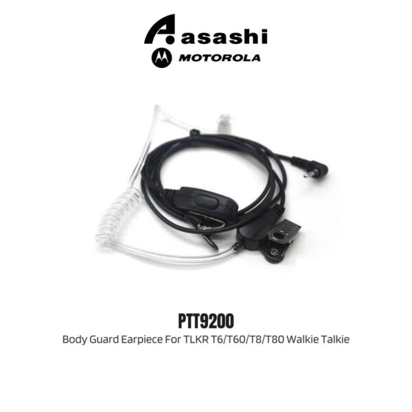 Motorola Compatible PTT9200 Body Guard Earpiece For TLKR T6/T60/T8/T80 Walkie Talkie