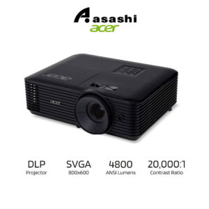 Acer X1128i SVGA(800x600) 4800lm DLP Projector (VGA, RCA, HDMI, AUXI) Built-in SPK - 2yrs Warranty *Lamp 1yr or 1K Hours