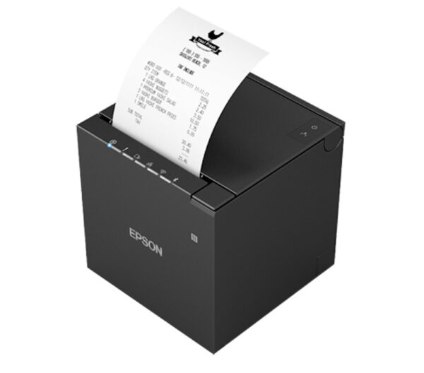Epson TM-m30III USB + Ethernet + Bluetooth + Wifi + Type C Tablet POS Receipt Printer (Black)