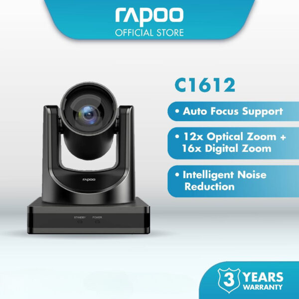 Rapoo C1612 HD1080 Video Conference Camera with 12x Optical Zoom