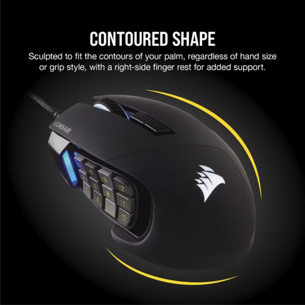 Corsair SCIMITAR RGB ELITE Optical MOBA/MMO Gaming Mouse