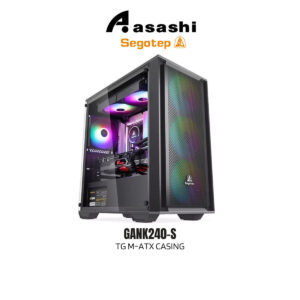 Segotep GANK240-S (Black) TG m-ATX Casing