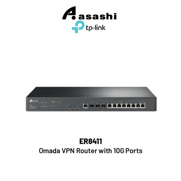 TP-Link ER8411 Omada VPN Router with 10G Ports