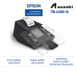 bb8c0a1ca772b867097c312e3bb077c6.jpeg Epson TM-m30II-SL POS Thermal Receipt Printer with built-in tablet mount (White/Black)