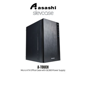 Slevcase A-Touch Micro ATX Office Case with SE380 Power Supply