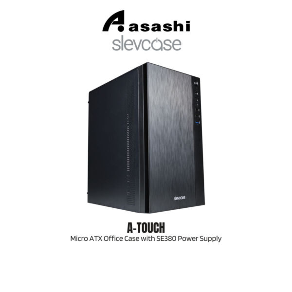 Slevcase A-Touch Micro ATX Office Case with SE380 Power Supply