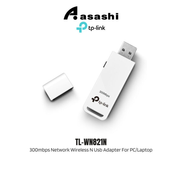 (READY STOCK) TP-Link TL-WN821N 300mbps Network Wireless N Usb Adapter For PC/Laptop