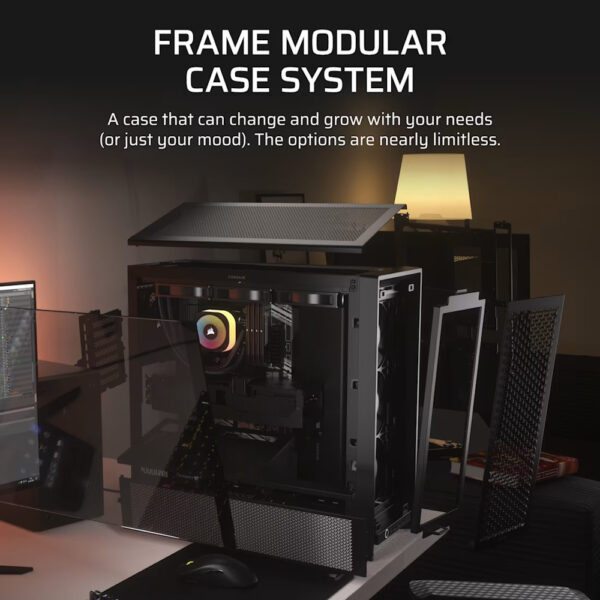 cf635f72916307551d79e5a072d4bf57.jpeg CORSAIR FRAME 4000D RS ARGB Modular Mid-Tower PC Case / Non RGB