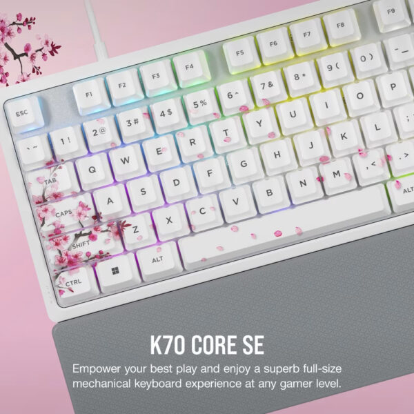 cfbb4a8bc330775ef5cb4dc5985027b0.jpeg CORSAIR K70 CORE SE RGB Mechanical Gaming Keyboard – Cherry Blossom (Limited Edition)