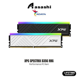 Adata XPG Spectrix D35G RBG Black/White DDR4 16GB / 32GB 3600MHZ CL18 Performance PC Ram