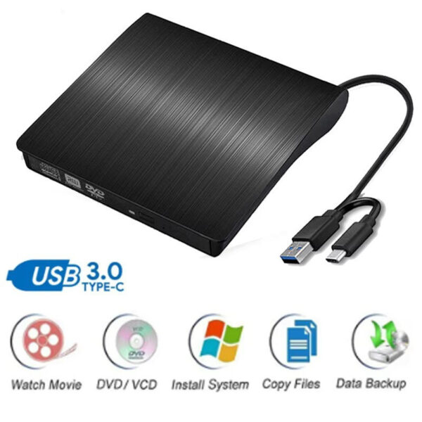 Glink Pop-Up Mobile External Type-C 3.0 DVD-RW
