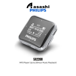 Philips SA2208 8GB MP3 Player (Up to 20Hour Music Playback)