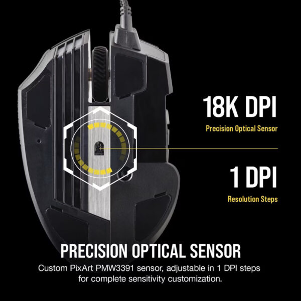 Corsair SCIMITAR RGB ELITE Optical MOBA/MMO Gaming Mouse