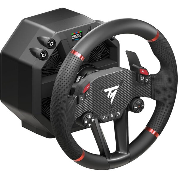 Thrustmaster T598 Direct Axial Drive Racing Wheel with Race Dash Screen & Raceline Pedals | PS5, PS4, PC (4160906)