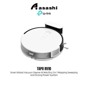 TP-Link Tapo RV10 Smart Robot Vacuum Cleaner & Wet/Dry 2 in 1 Mopping Sweeping And Strong Power Suction