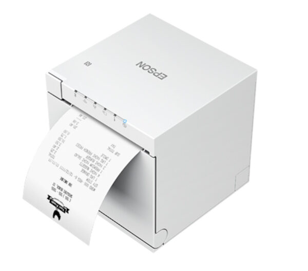 Epson TM-m30III USB + Ethernet + Type C Tablet POS Receipt Printer (White/Black)