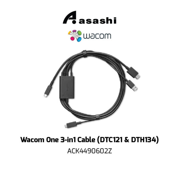 Wacom One 3-in1 Cable (DTC121 & DTH134) ACK4490602Z