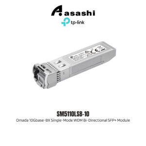 1a418b769ab8f8631f412fdcbe2211c8.jpeg TP-Link SM5110LSB-10 Omada 10Gbase-BX Single-Mode WDM Bi-Directional SFP+ Module