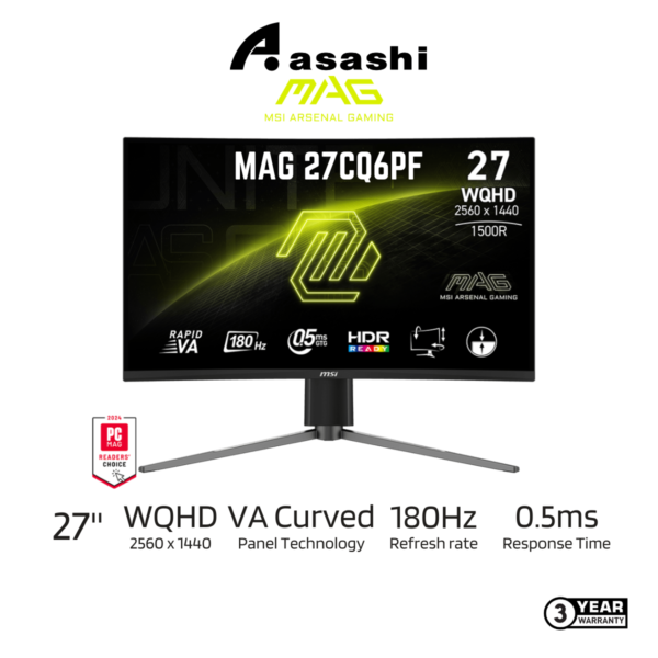 MSI MAG 27CQ6PF Gaming Monitor