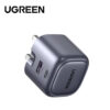 1fd94e0d09c24fb02e754e2fd0fd4a85.jpeg UGREEN 15540 NEXODE 35W USB-C PD +USB-A GAN Fast Charger