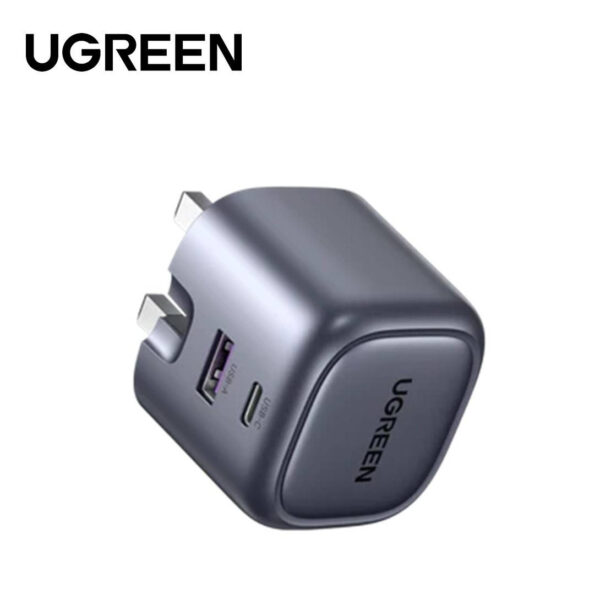 1fd94e0d09c24fb02e754e2fd0fd4a85.jpeg UGREEN 15540 NEXODE 35W USB-C PD +USB-A GAN Fast Charger