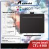 Wacom CTL-4100 Intuos Pen Drawing Tablet Small with Bluetooth CTL-4100WL/E0-CX CTL-4100WL/P0-CX CTL-4100WL