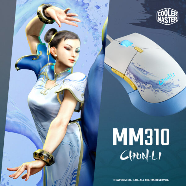 25ec145f414c93c7df764a1dabc30057.jpeg Cooler Master MM310 SF6 Chun Li Gaming Mouse