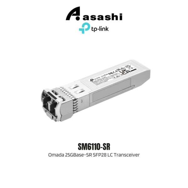 28a5e5aad401eaae61c813a859a5a4af.jpeg TP-Link SM6110-SR Omada 25GBase-SR SFP28 LC Transceiver