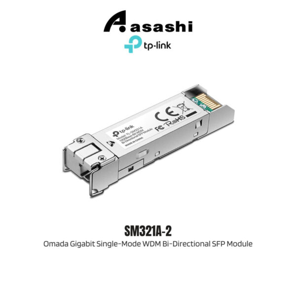 3a9d2d4c29b4c65bf5e2b052cd2d351c.jpeg TP-Link SM321A-2 Omada Gigabit Single-Mode WDM Bi-Directional SFP Module