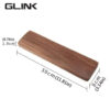 Glink MP36/ MP37 61-Key / MP38 87-Key / MP39 104-Key Wooden Mouse Wrist Rest Ergonomic Gaming Wrist / Hand Pad Support - Walnut Wooden