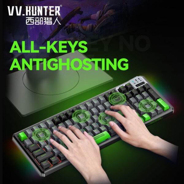 Sades VV.Hunter V98 Gasket Mount Mechanical Gaming Keyboard
