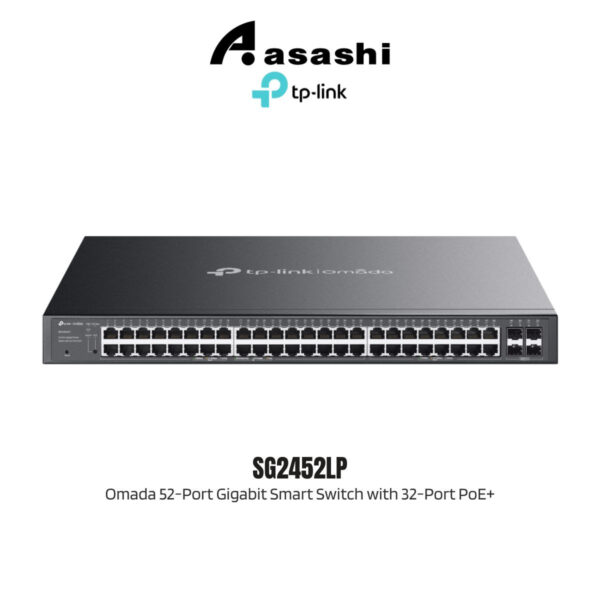TP-Link SG2452LP Omada 52-Port Gigabit Smart Switch with 32-Port PoE+