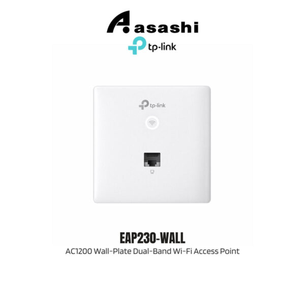 TP-Link EAP230-Wall AC1200 Wall-Plate Dual-Band Wi-Fi Access Point