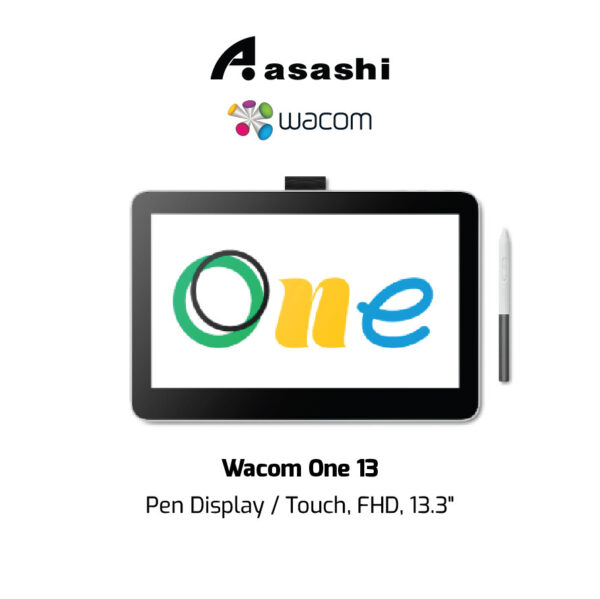 Wacom One 13 Pen Display / Touch, FHD, 13.3" (DTC134)