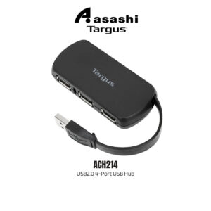 6fd50e1325b9f8cf89b74001c6143d5a.jpeg Targus ACH214 USB2.0 4-Port USB Hub