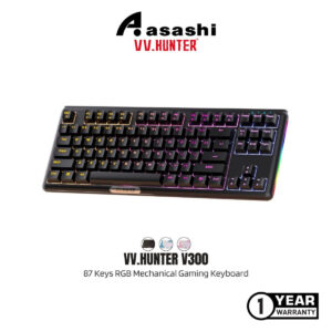SADES VV.Hunter V300 87 Keys RGB Mechanical Gaming Keyboard