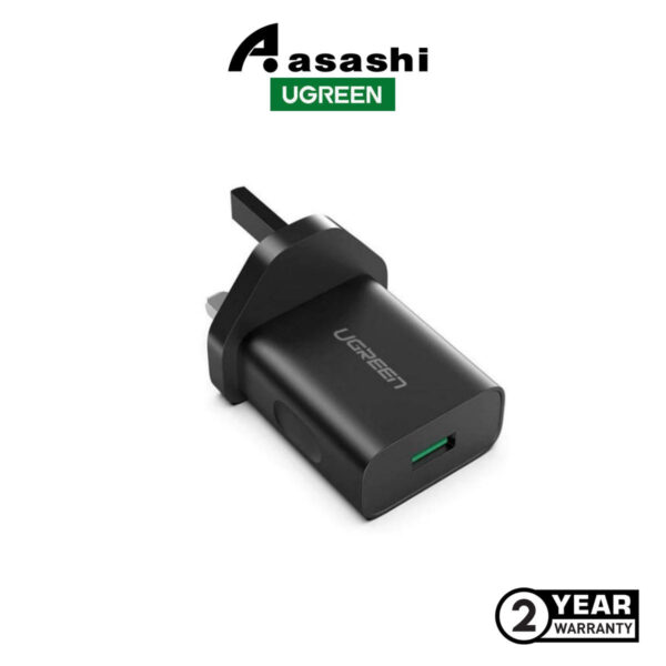 78f26c61f519e0d4a8d1da838f09e6b0.jpeg UGREEN 70165 18W USB-A QC3.0 Fast Cherger