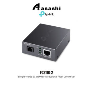 7a6e83d8101741a5022f75c4f9ccece8.jpeg TP-Link FC311B-2 Omada 10/100/1000 Mbps RJ45 to 1000 Mbps Single-mode SC WDM Bi-Directional Fiber Converter