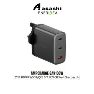 7cf447af78db48b6d7a800de6503ec56.jpeg Energea AmpCharge GaN100W 2C1A PD/PPS/SCP/QC3.0/AFC/FCP Wall Charger UK - Gunmetal