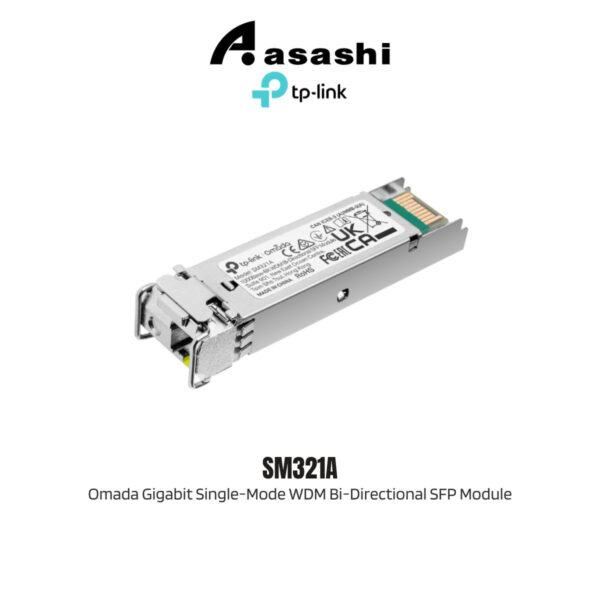 970e1d04b23263b7ea32b7a8841a3dbd.jpeg TP-Link SM321A Omada Gigabit Single-Mode WDM Bi-Directional SFP Module