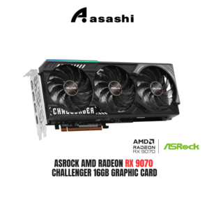 ASROCK AMD Radeon RX 9070 CHALLENGER 16GB GDDR6 GRAPHICS CARD ( RX9070 CL 16G )