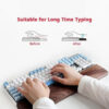 Glink MP36/ MP37 61-Key / MP38 87-Key / MP39 104-Key Wooden Mouse Wrist Rest Ergonomic Gaming Wrist / Hand Pad Support - Walnut Wooden